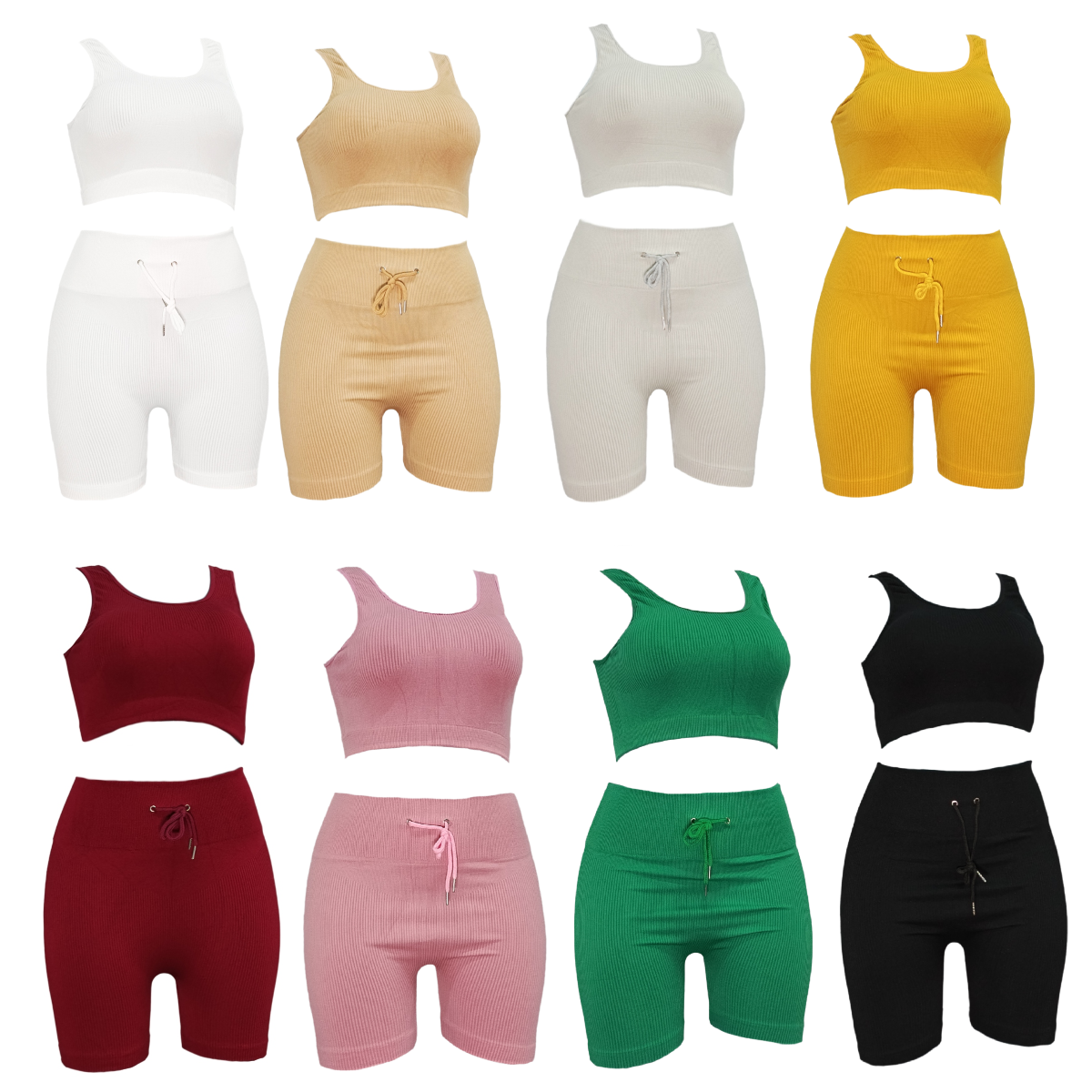 Conjunto deportivo para mujer (short y top)