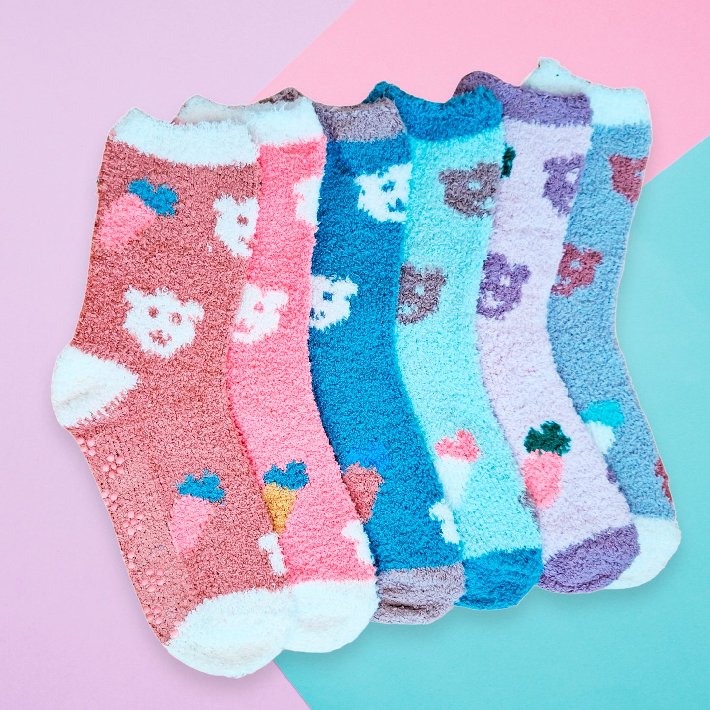 Calceta Afelpada De Invierno Para Dama Bulto de 360 Pares Confección Suave Talla Única Calidad Acogedora Estilo Versátil Diseños Variados Ye Store