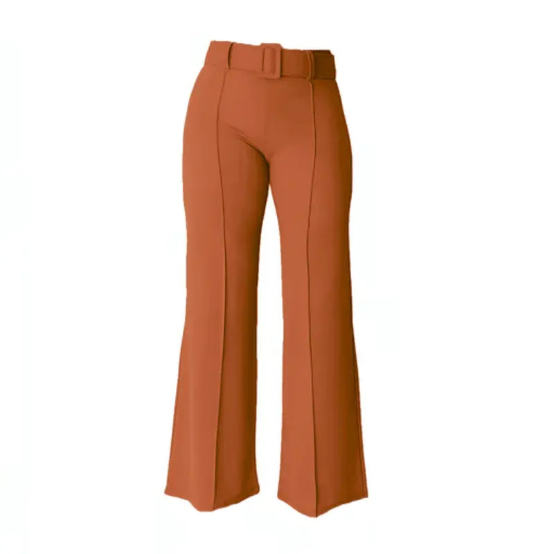Pantalón de Vestir Casual Acampanado para Mujer Diseño Cómodo y Moderno Ajuste Favorecedor Ye Store