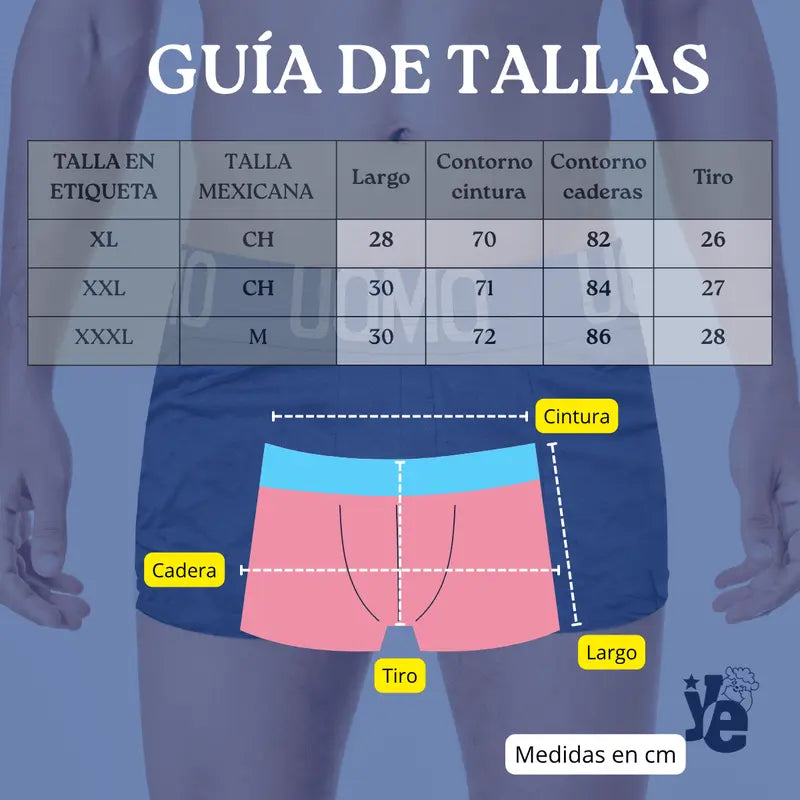Boxer para Caballero Ropa Interior Hombre Diseño Surtido con Estampado Variado Ye Store