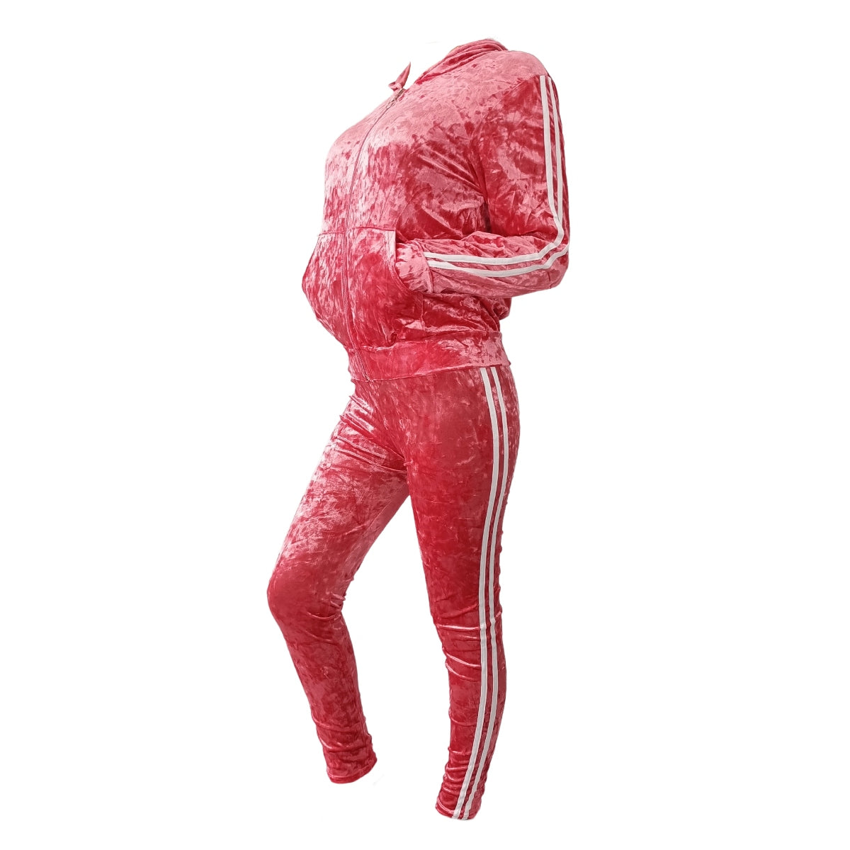 Conjunto deportivo Suéter y Pants de Terciopelo Para Dama Menudeo