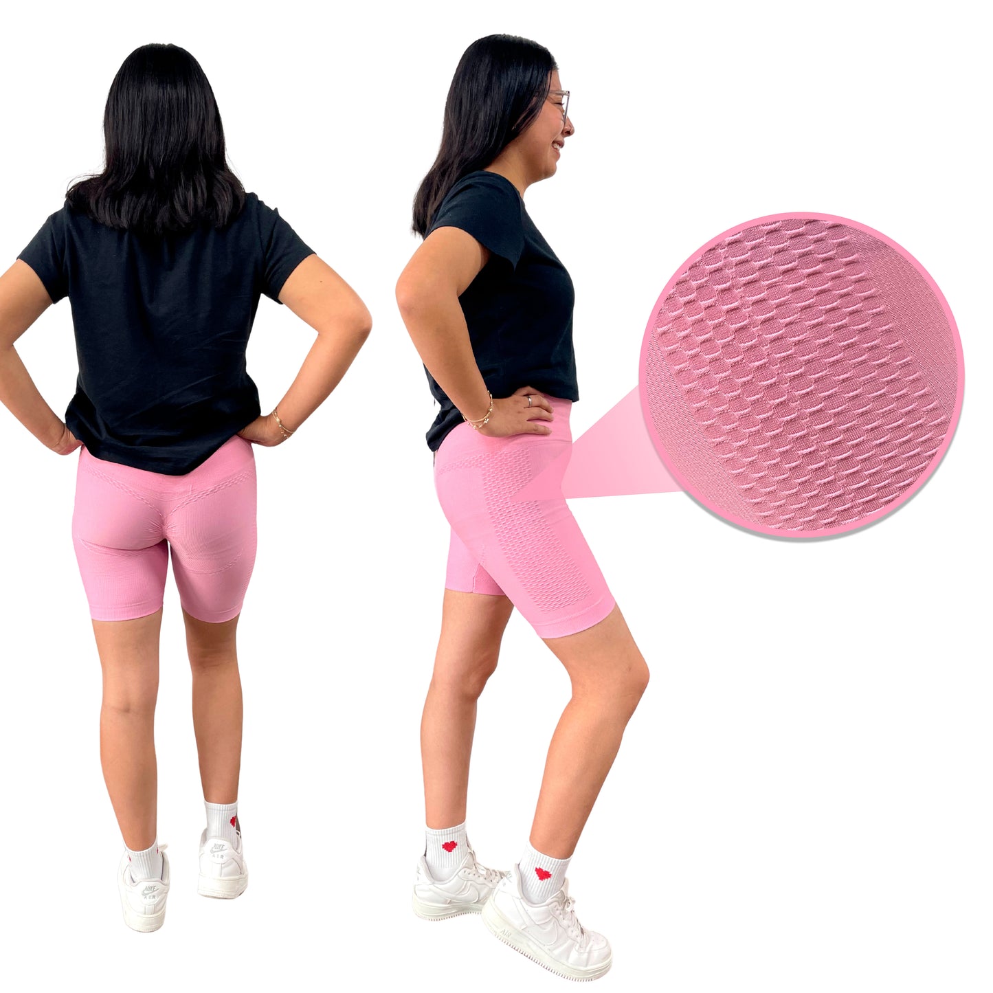 Shorts Cortos con Textura Elásticos Cómodos y Suaves para Yoga Pilates y Ejercicio en Varios Colores Ideal para Rutinas Fitness Ye Store