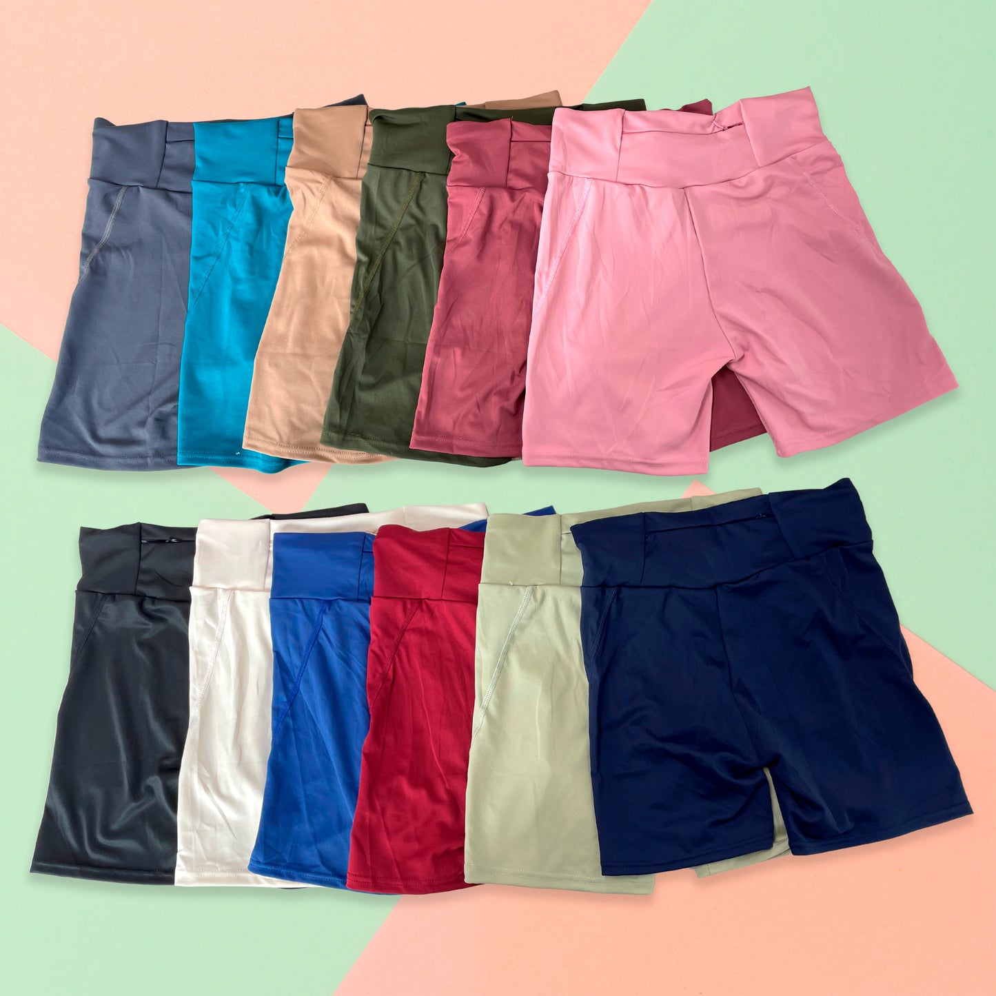 Shorts para Dama 1 Pieza con Bolsillo Trasero Cierre Oculto Cómodos y Suaves Ye Store