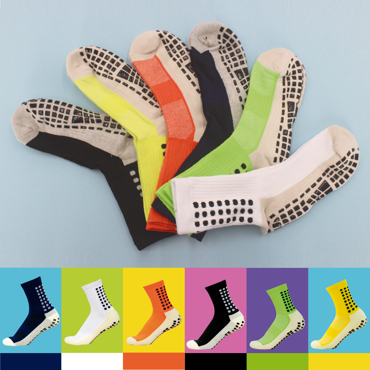 Bulto de 579 pares de calcetas antiderrapantes Infantiles Suaves elásticas Ye Store