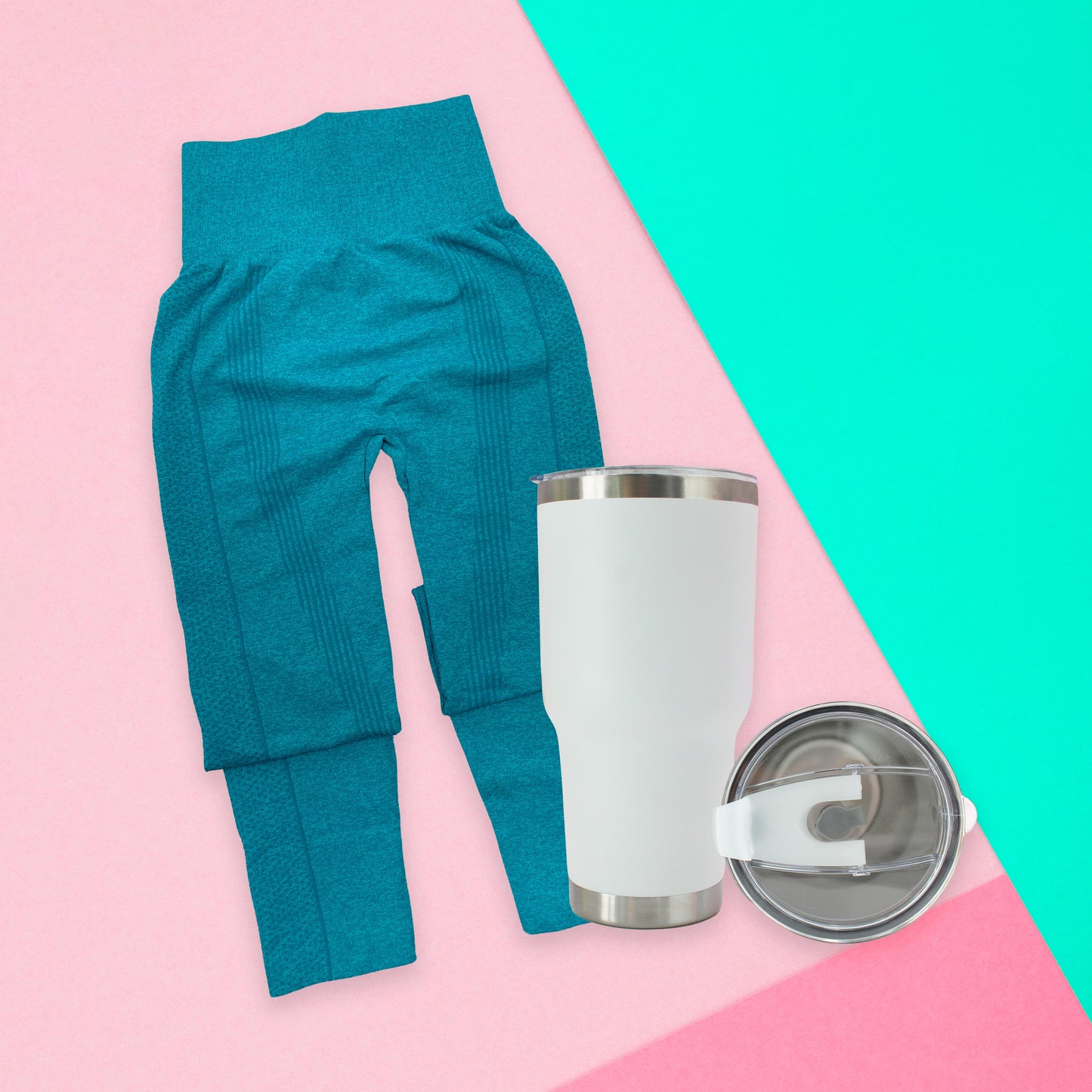 Kit 2 piezas: 1 Legging largo deportivo + 1 Termo Para Dama Ye Store