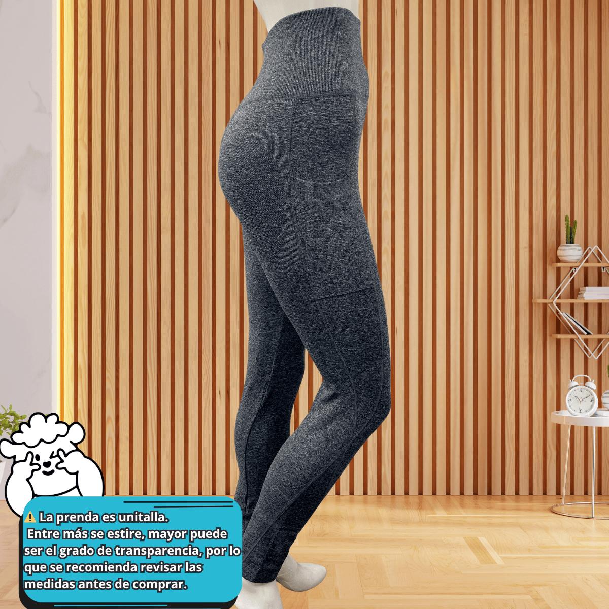 Leggings con Bolsillo Lateral Push Up