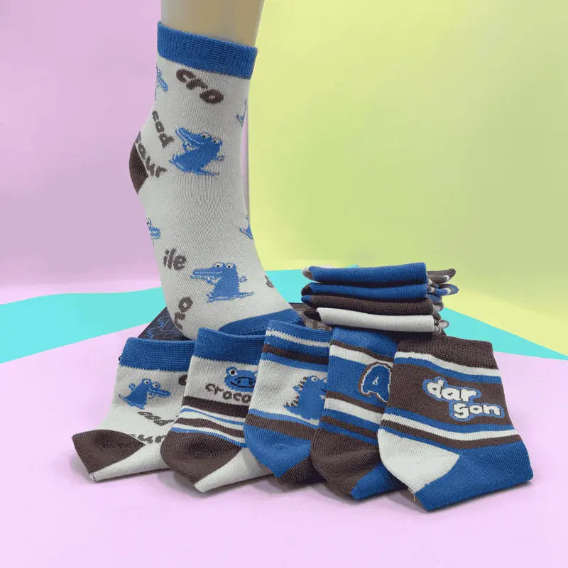 Paquete de 10 Calcetines Infantiles Coloridos para Niños O Niñas Ye Store