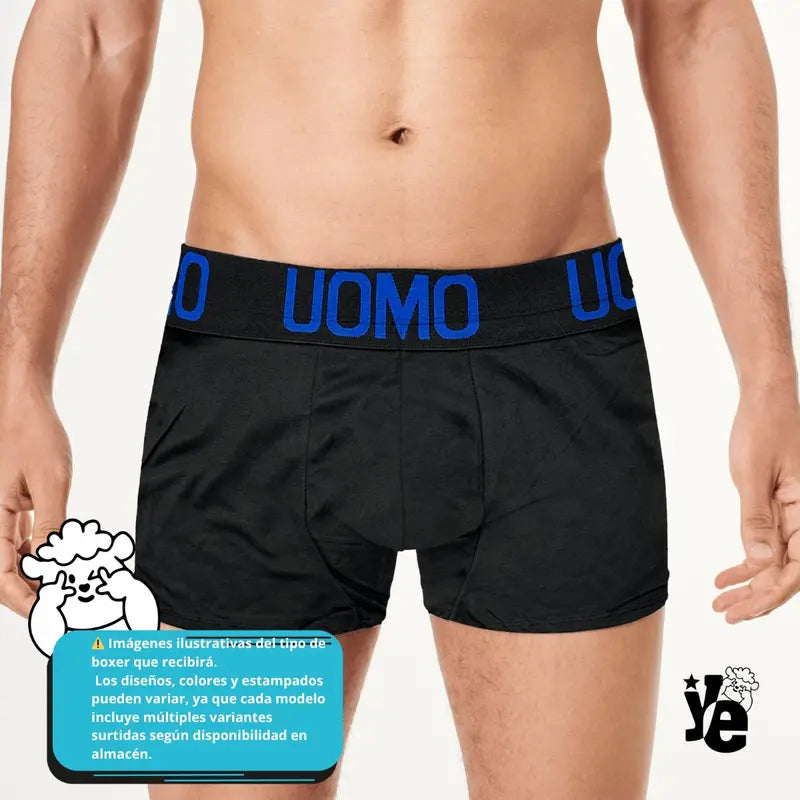 Boxer para Caballero Ropa Interior Hombre Diseño Surtido Cómodo y Funcional Estilo Básico y Esencial Ye Store