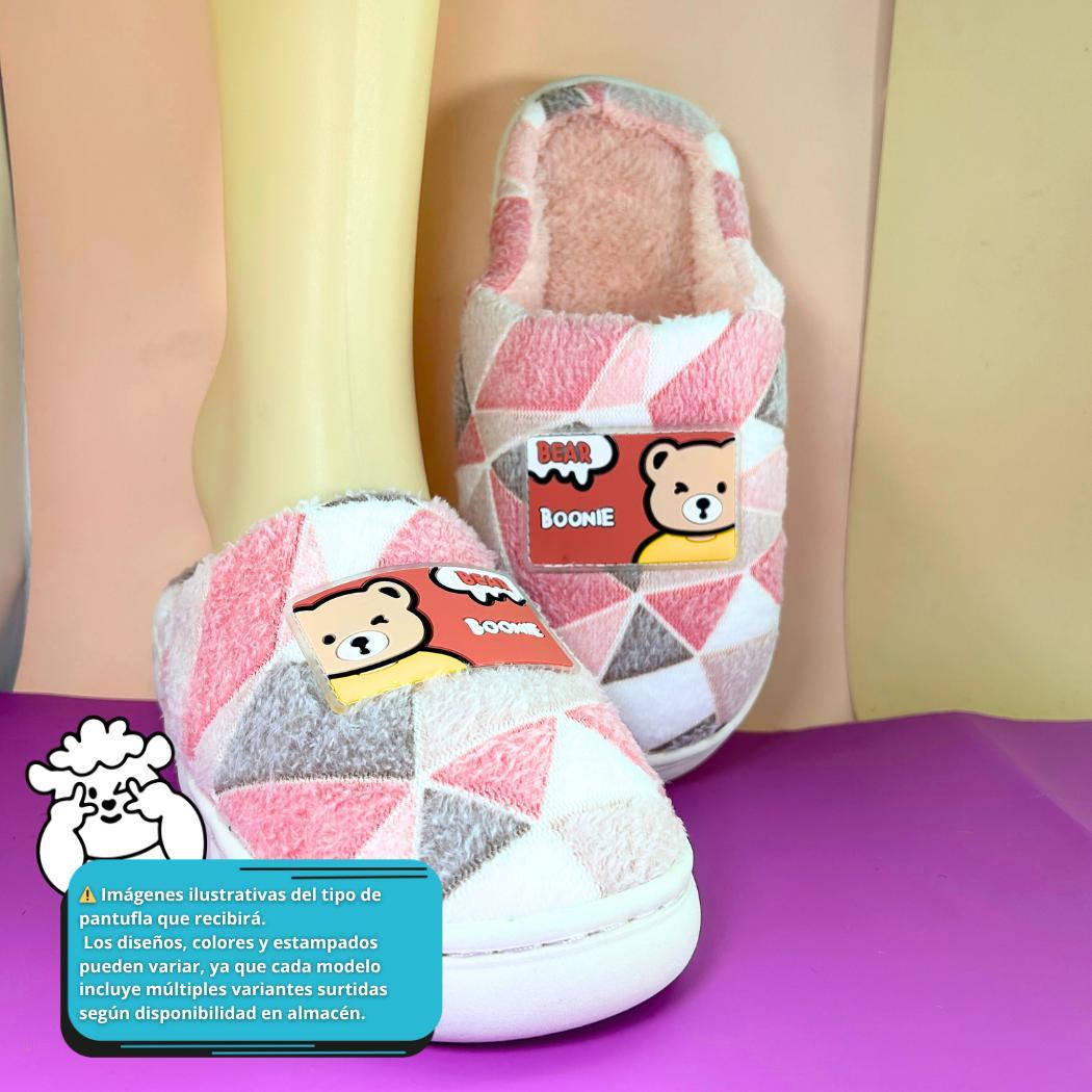 Pantuflas Unisex Suaves Cómodas Acogedoras para Hogar 1 Par Ye Store