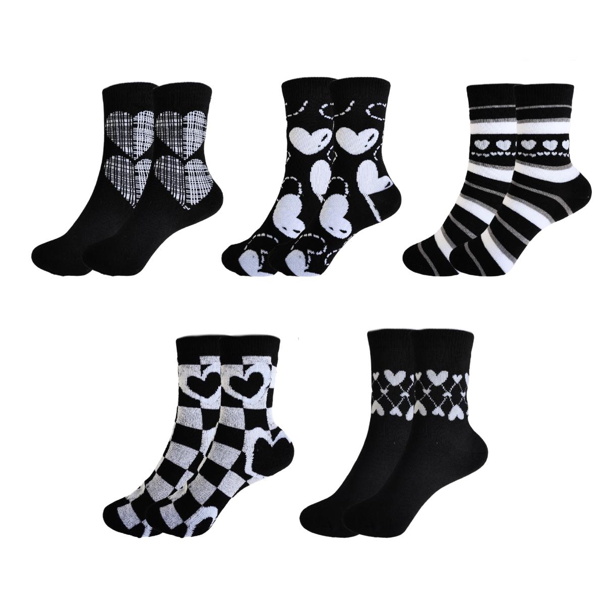 Calceta Animada 3/4 Para Dama Paquete 12 Pares Docena a la Pantorrilla Ye Store