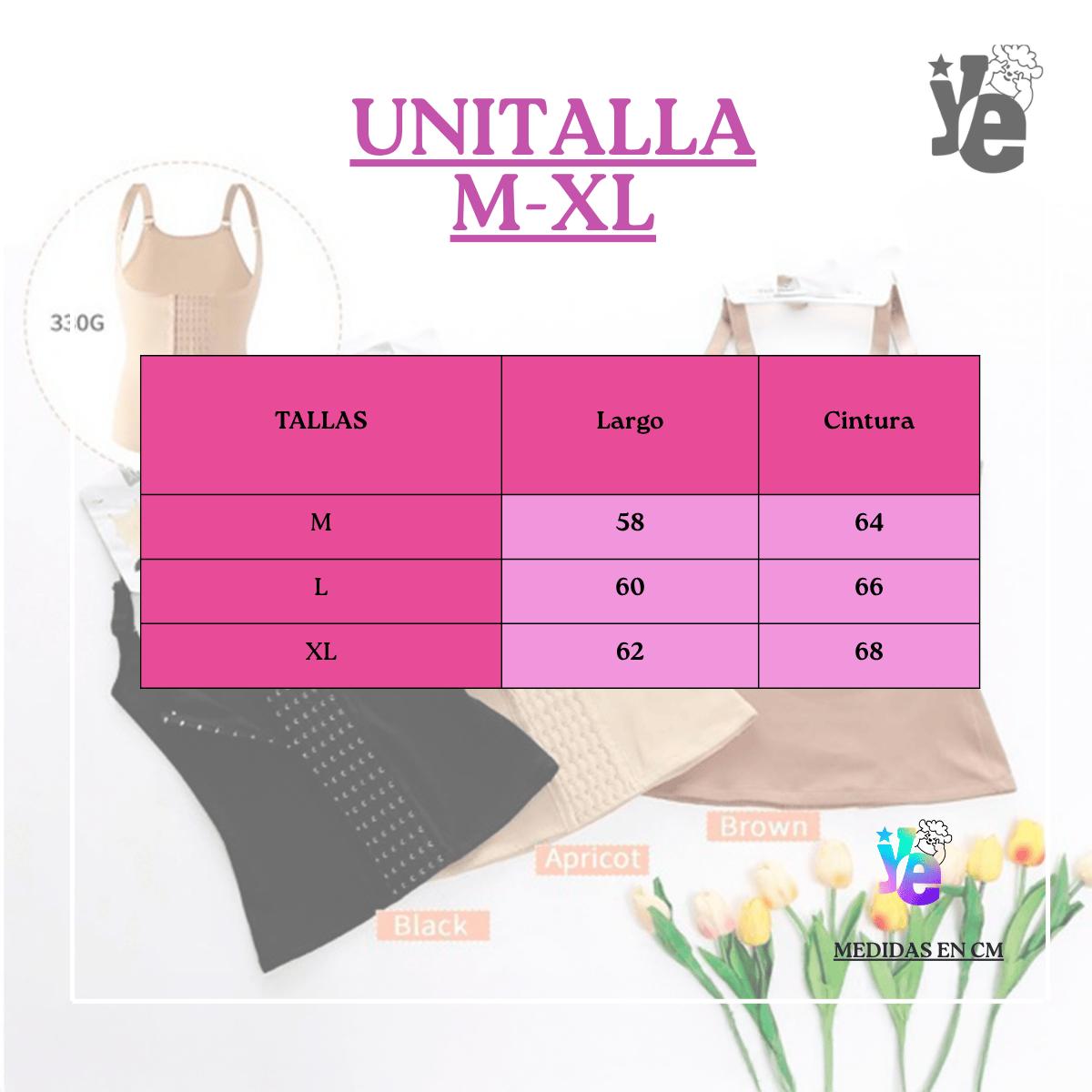 Faja moldeadora tipo corset con tirantes para dama 1 pieza Ye Store