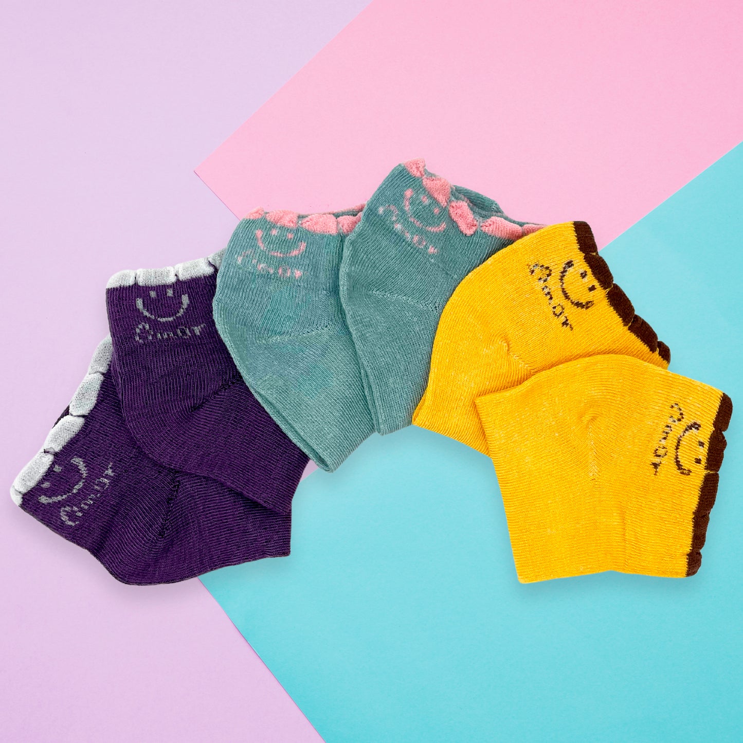 Calceta Tobillera Para Dama Paquete 10 Pares Cómodos Algodón Lindos Suaves Estampado Ye Store