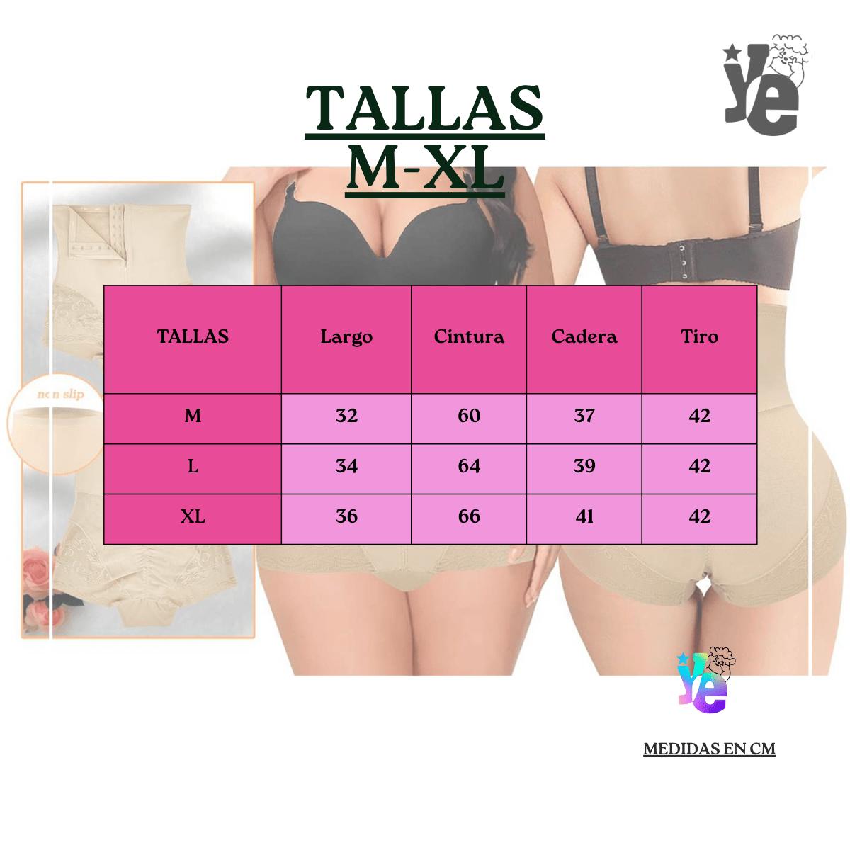 Calzón con faja compresora de abdomen para dama 1 pieza Ye Store