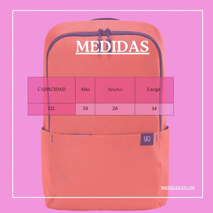 Mochila Casual de Mano 12" Estilo Minimalista y Funcionalidad Tamaño Compacto Resistente y Duradera Perfecta para Uso Diario