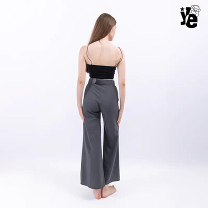 Pantalón de Vestir Casual Acampanado para Mujer Diseño Cómodo y Moderno Ajuste Favorecedor Ye Store