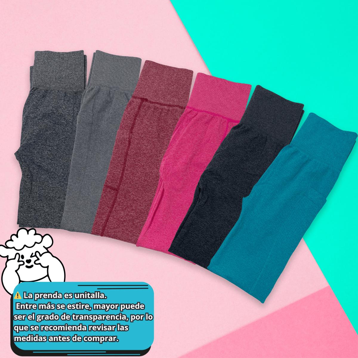 Leggings con Bolsillo Lateral Push Up