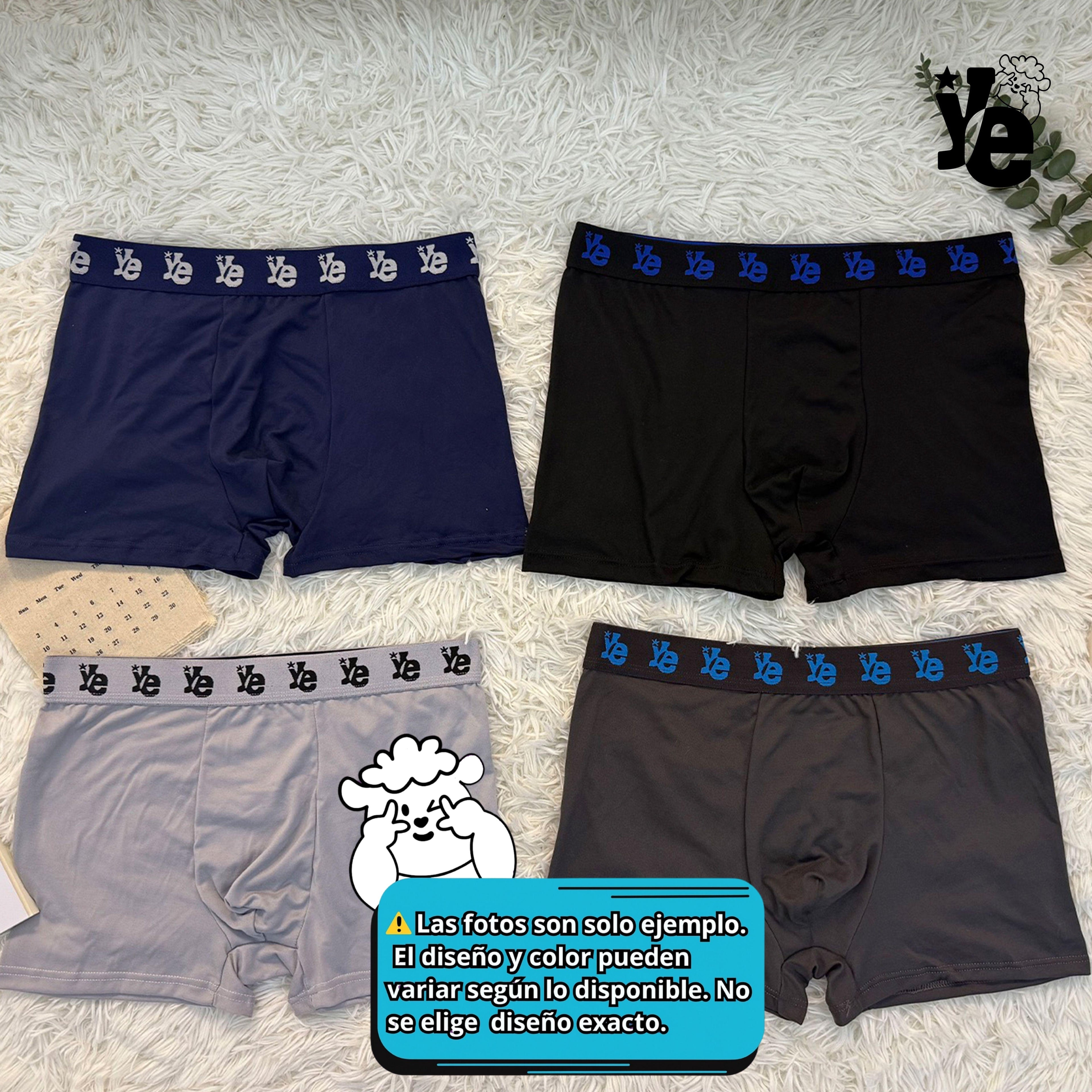 Bóxer Mayoreo para Caballero Ropa Interior Hombre Cómodo Ligero Transpirable y Funcional Ye Store