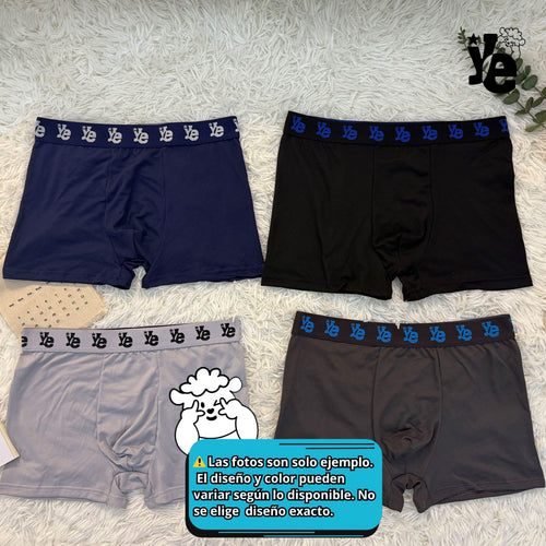 Bóxer Mayoreo para Caballero Ropa Interior Hombre Cómodo Ligero Transpirable y Funcional Ye Store