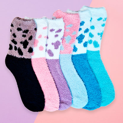Calceta Afelpada De Invierno Para Dama Bulto De 360 Pares Confección Suave Talla Única Calidad Acogedora Estilo Versátil Diseños Variados Ye Store