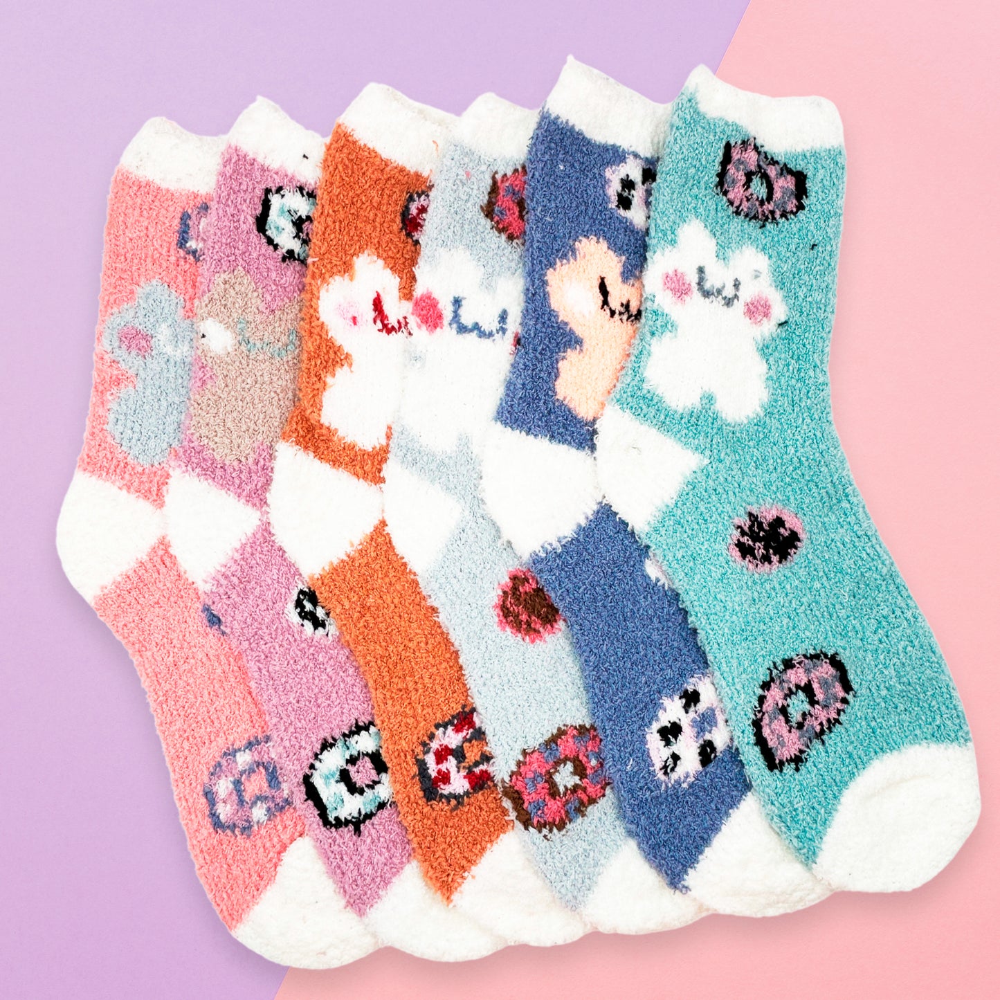 Calceta Afelpada De Invierno Para Dama Bulto De 360 Pares Confección Suave Talla Única Calidad Acogedora Estilo Versátil Diseños Variados Ye Store