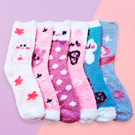 Calceta Afelpada De Invierno Para Dama Bulto De 360 Pares Confección Suave Talla Única Calidad Acogedora Estilo Versátil Diseños Variados Ye Store