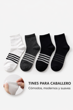 Calceta Tobillera Alta Para Caballero Mayoreo Suaves Ligeros Cómodos Ye Store