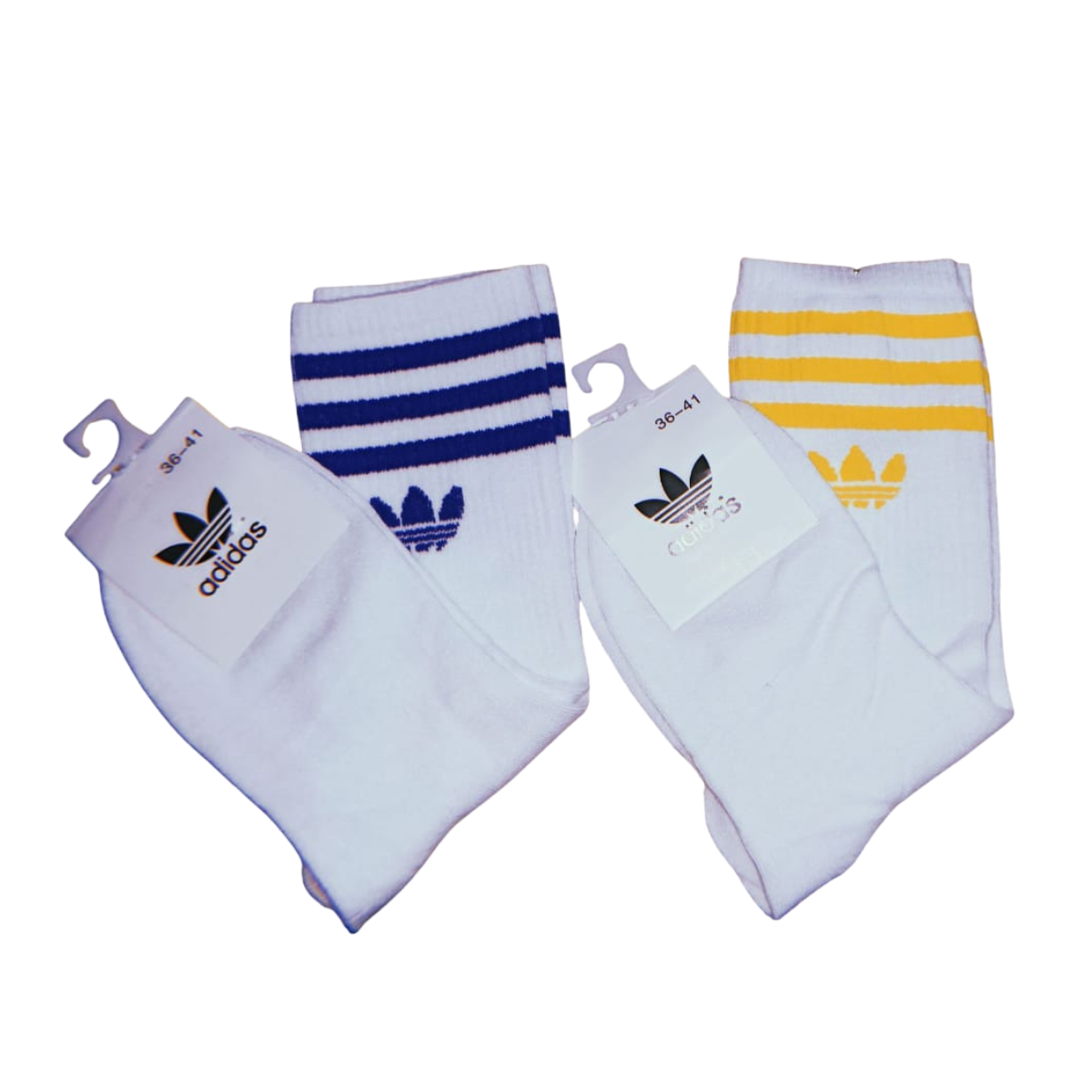Calcetas Para Mujer Tipo Adidas con Franjas – Bulto 480 Pares
