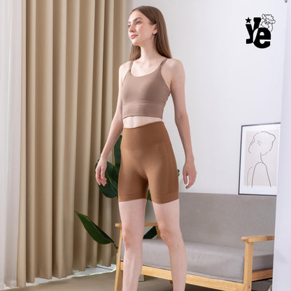 Shorts Cortos con Textura Elásticos Cómodos y Suaves para Yoga Pilates y Ejercicio en Varios Colores Ideal para Rutinas Fitness Ye Store