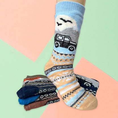 Calcetas Largas para Caballero Paquete de 1 a 12 Pares Forro Polar Calentitas Suaves Antideslizantes Invierno Ye Store