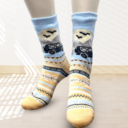 Calcetas Largas para Caballero Paquete de 1 a 12 Pares Forro Polar Calentitas Suaves Antideslizantes Invierno Ye Store