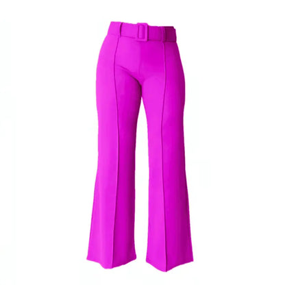 Pantalón de Vestir Casual Acampanado para Mujer Diseño Cómodo y Moderno Ajuste Favorecedor Ye Store