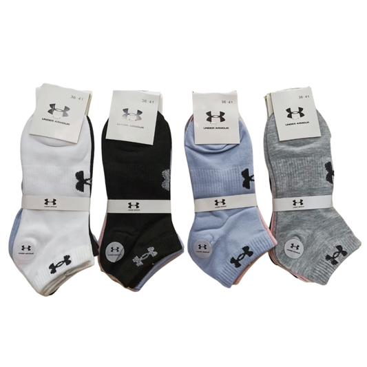 Paquete de 12 Pares de Calcetas con Logo de marca Under Armour para Dama