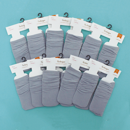 Paquete de 20 Pares de Calcetitas para Niña – Distintos Colores, Elásticas y Cómodas