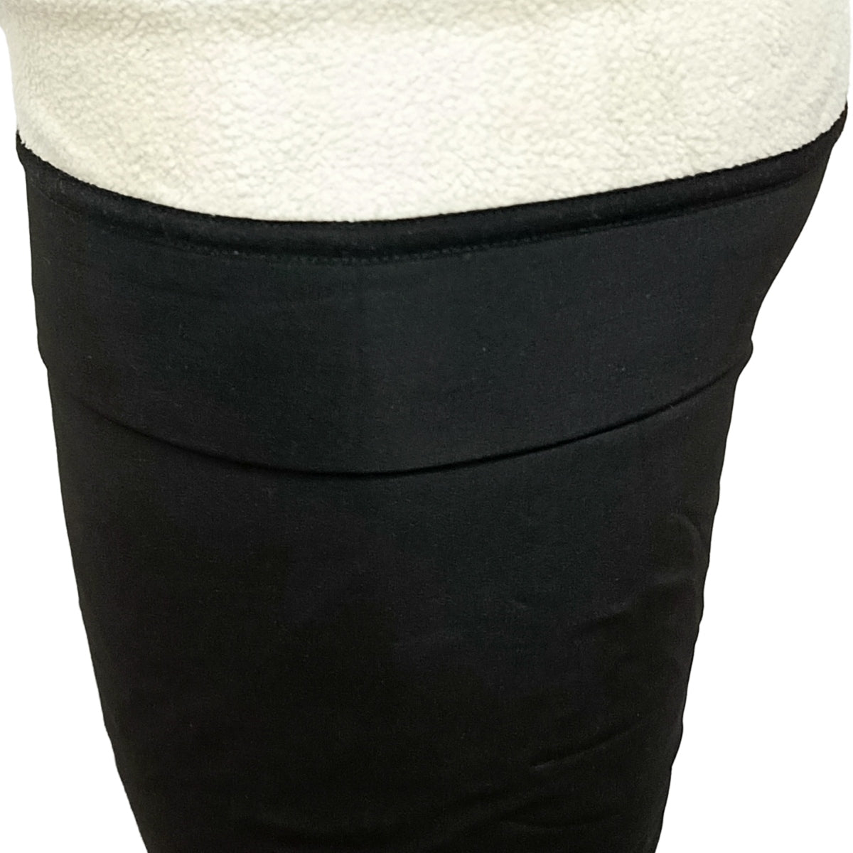 Mallones negros afelpados