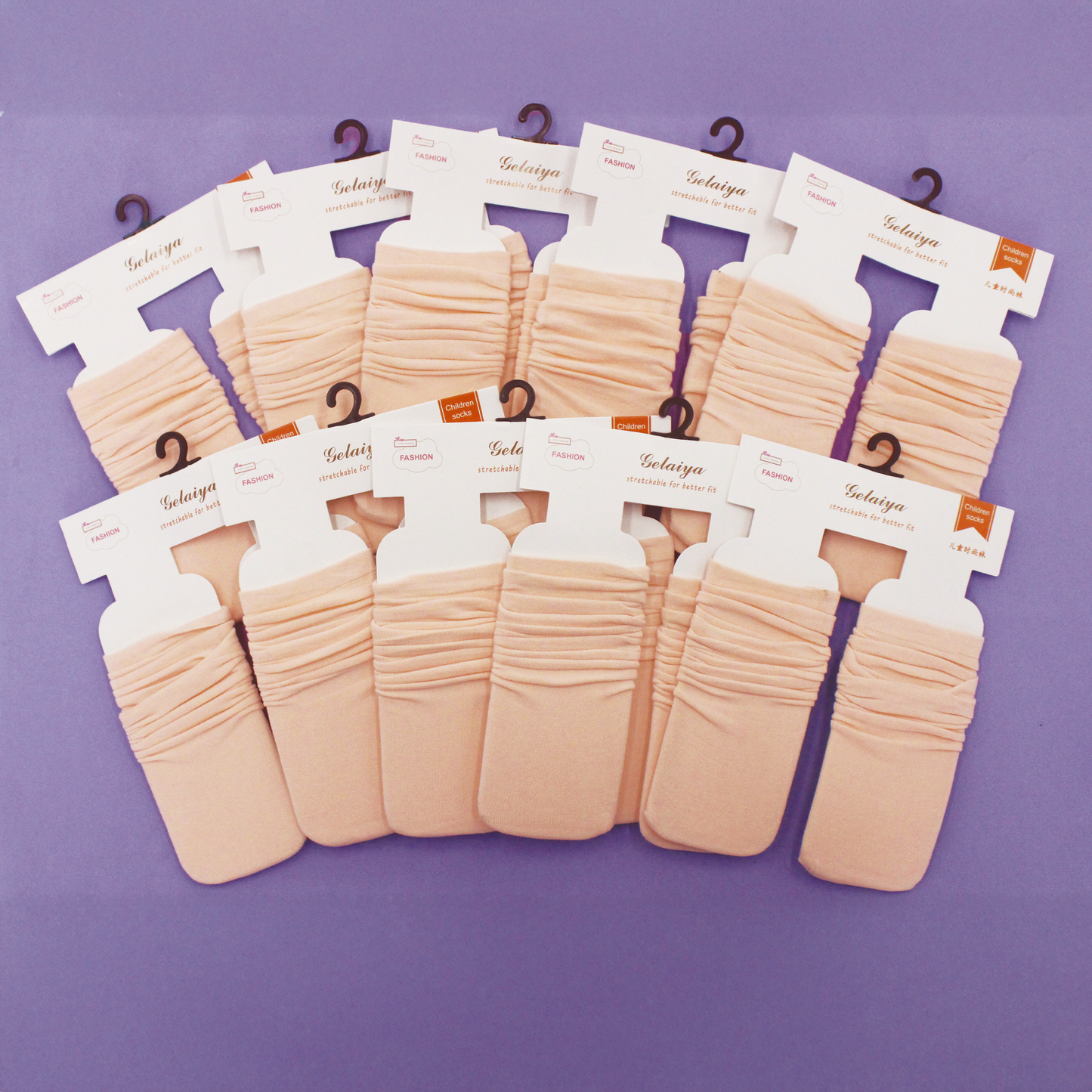 Paquete de 20 Pares de Calcetitas para Niña – Distintos Colores, Elásticas y Cómodas