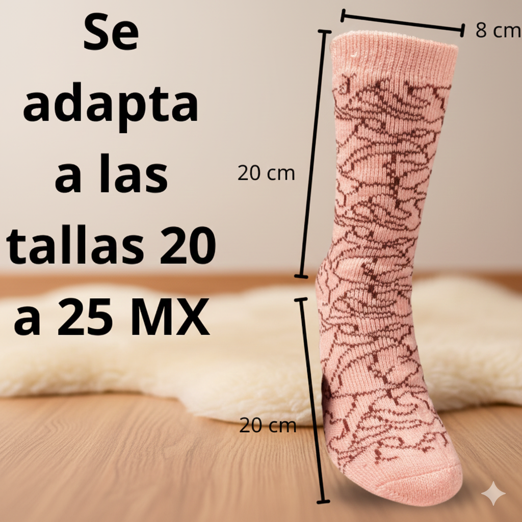 Calcetas Afelpadas Para Dama Cálidas Suaves Cómodas Paquete de 6,  12 a 24 pares Ye Store