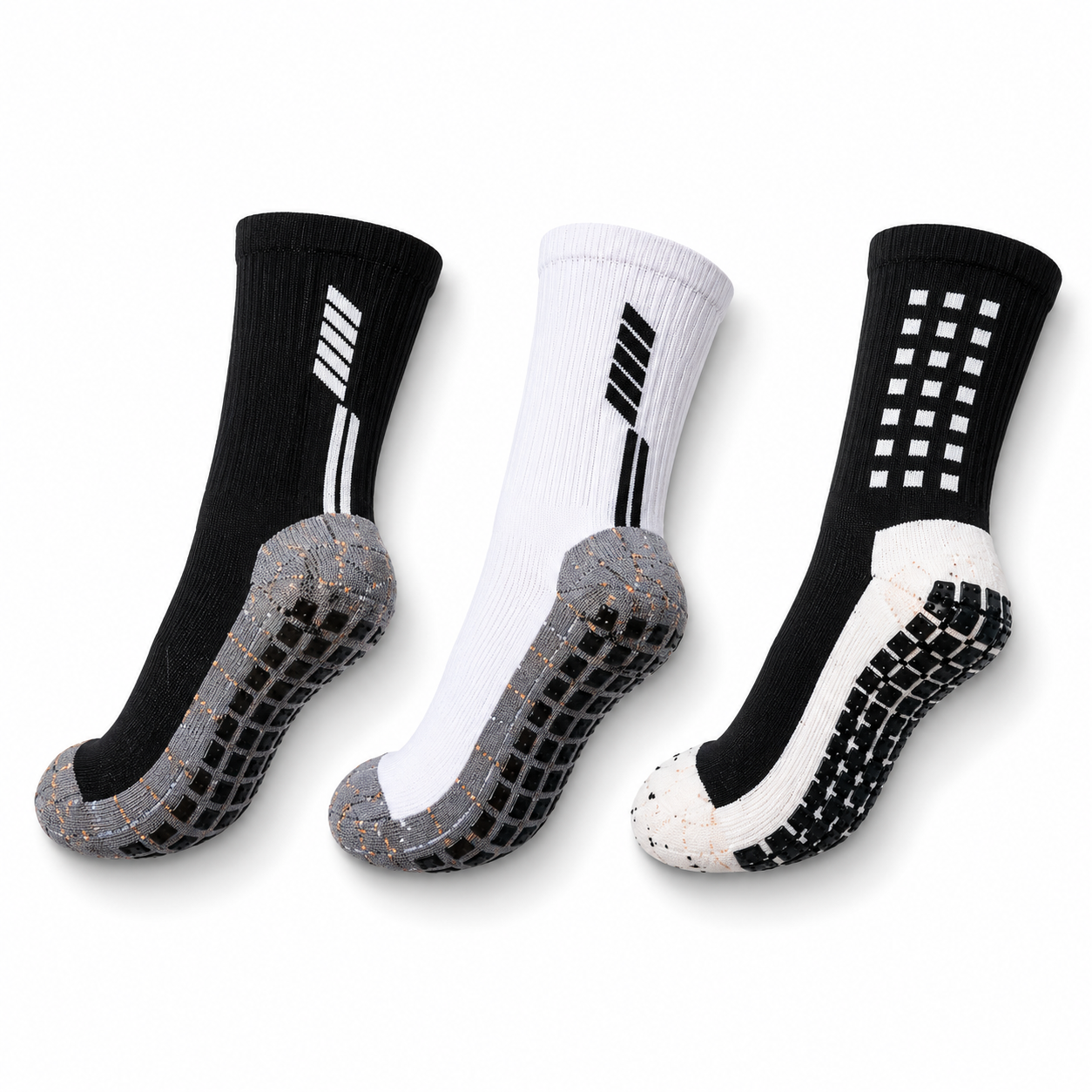 Calcetas Deportivas Antideslizantes 10 Pares Hombre Futbol Gym Running Training Transpirables Con Grip Alto Rendimiento YE STORE HL-62