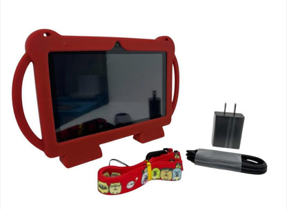 Tablet para Niños Amschel – Pantalla Táctil, WiFi y Funda con Diseño Divertido Antigolpes