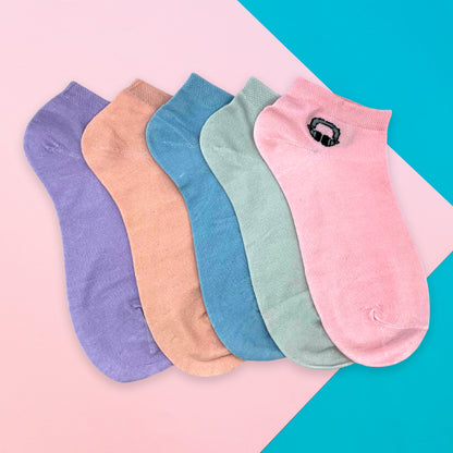 Calcetas Tobilleras | Para Dama | Bulto de 1200 Pares | Multicolor | Comodidad y Estilo en Cada Paso | Ajuste Perfecto | Durabilidad Garantizada | Ye Store