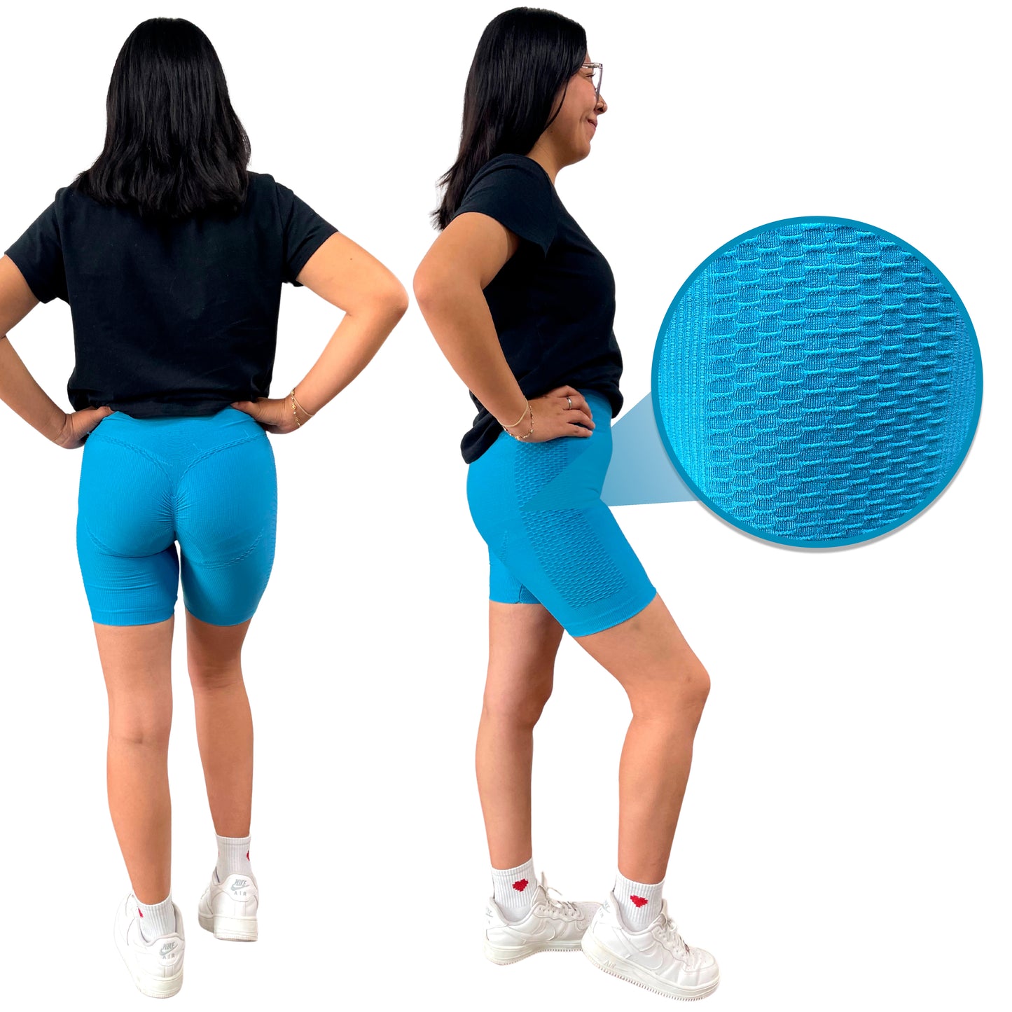 Shorts Cortos con Textura Elásticos Cómodos y Suaves para Yoga Pilates y Ejercicio en Varios Colores Ideal para Rutinas Fitness Ye Store