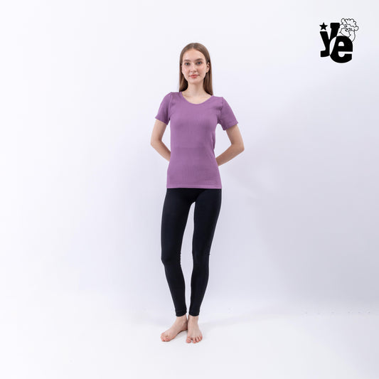 Camiseta Playera Para Dama 1 Pieza Licra Manga Corta