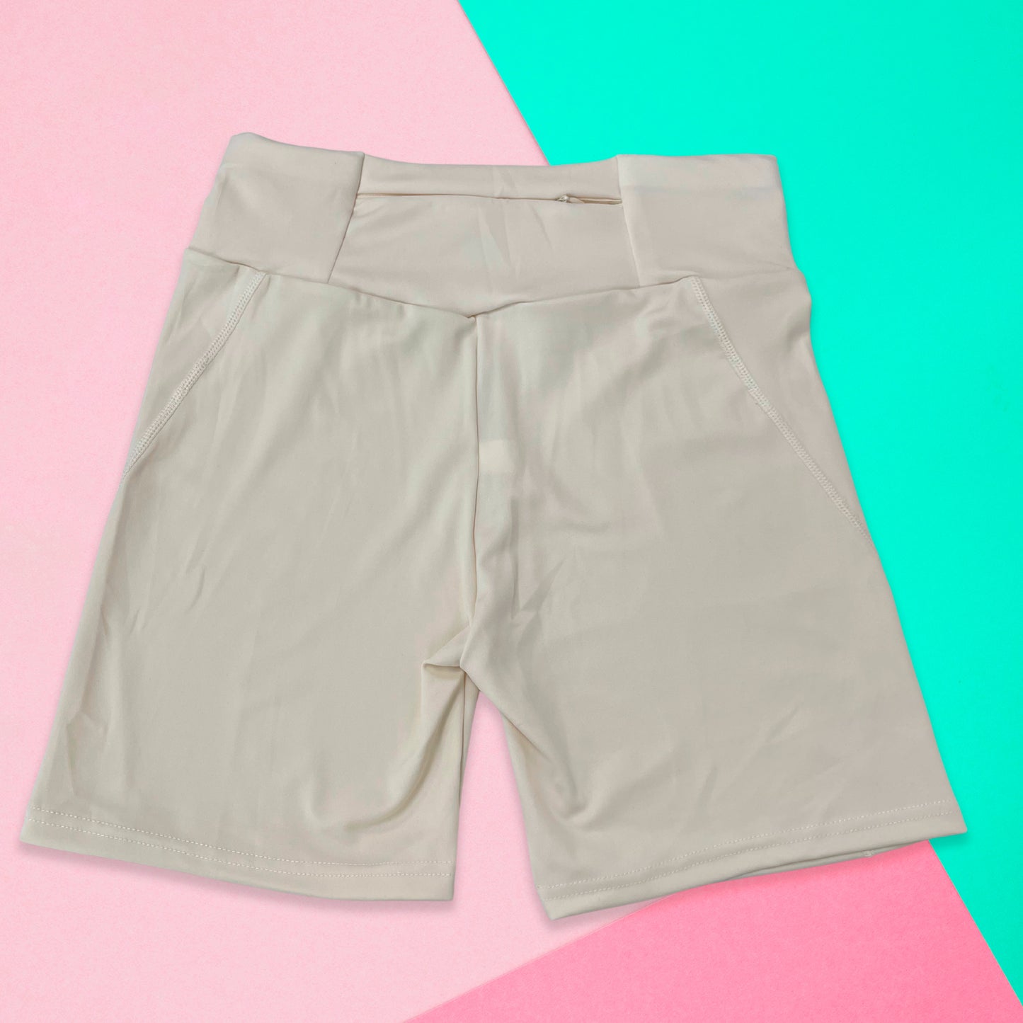 Shorts para Dama 1 Pieza con Bolsillo Trasero Cierre Oculto Cómodos y Suaves Ye Store