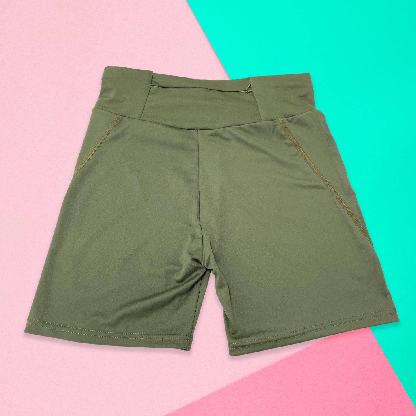 Shorts para Dama 1 Pieza con Bolsillo Trasero Cierre Oculto Cómodos y Suaves Ye Store