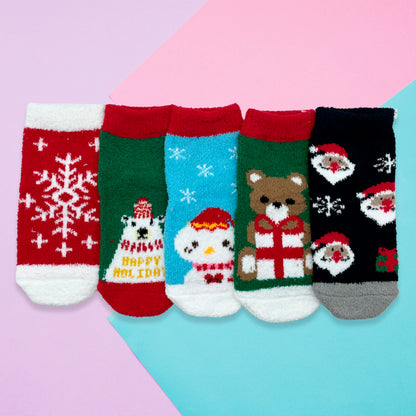 Bulto de 600 Pares de calcetines Para Niñas o Niños Afelpados Navideños Calientitos Suaves Cómodos Ye Store (Copia)