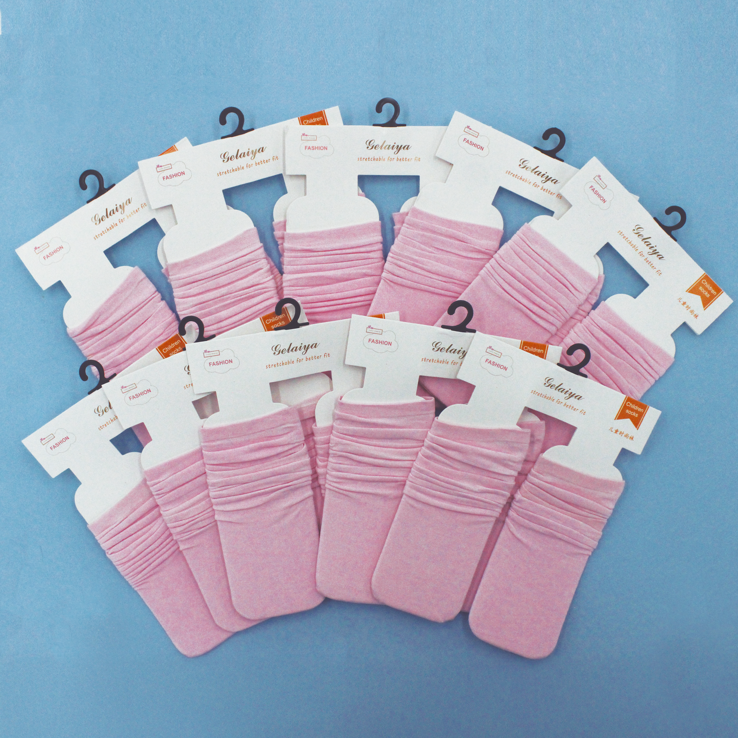 Paquete de 20 Pares de Calcetitas para Niña – Distintos Colores, Elásticas y Cómodas