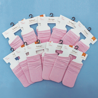 Paquete de 20 Pares de Calcetitas para Niña – Distintos Colores, Elásticas y Cómodas