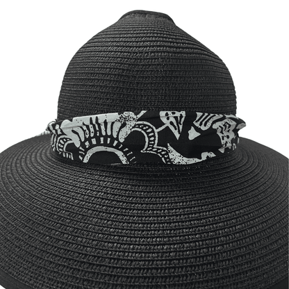 Sombrero abierto con lazo decorado 1 pieza Menudeo