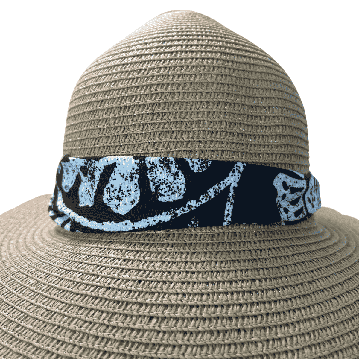 Sombrero abierto con lazo decorado 1 pieza Menudeo
