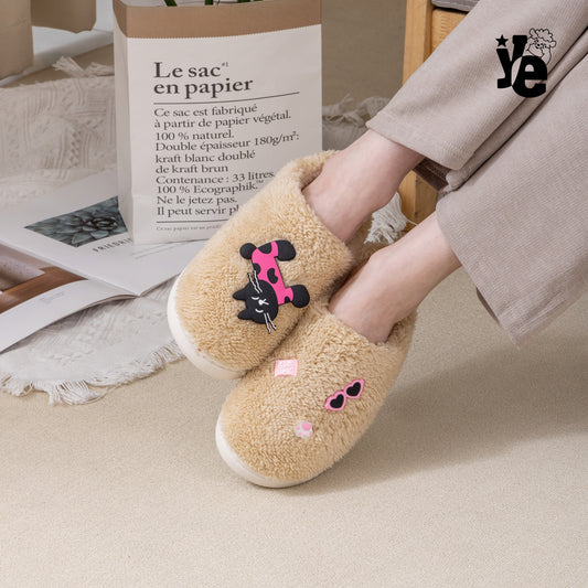 Pantuflas para Dama 1 Par Suaves Lindas Varios colores Calientitas Ye Store