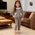 Pijama Térmica Infantil de 2 Piezas: Sudadera con Orejitas y Pantalón Ultra Suave